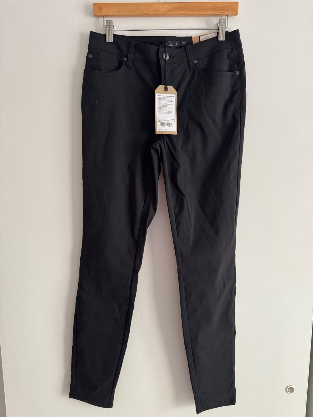 Prana Black Skinny Stretch Pants for Women - Briann Pant